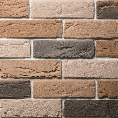 Женева — декоративный гипсовый камень для внутренней отделки, фактура Кирпич